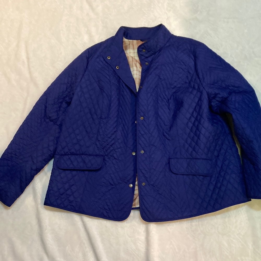 Talbots Sapphire Lightweight Jacket Size 2X